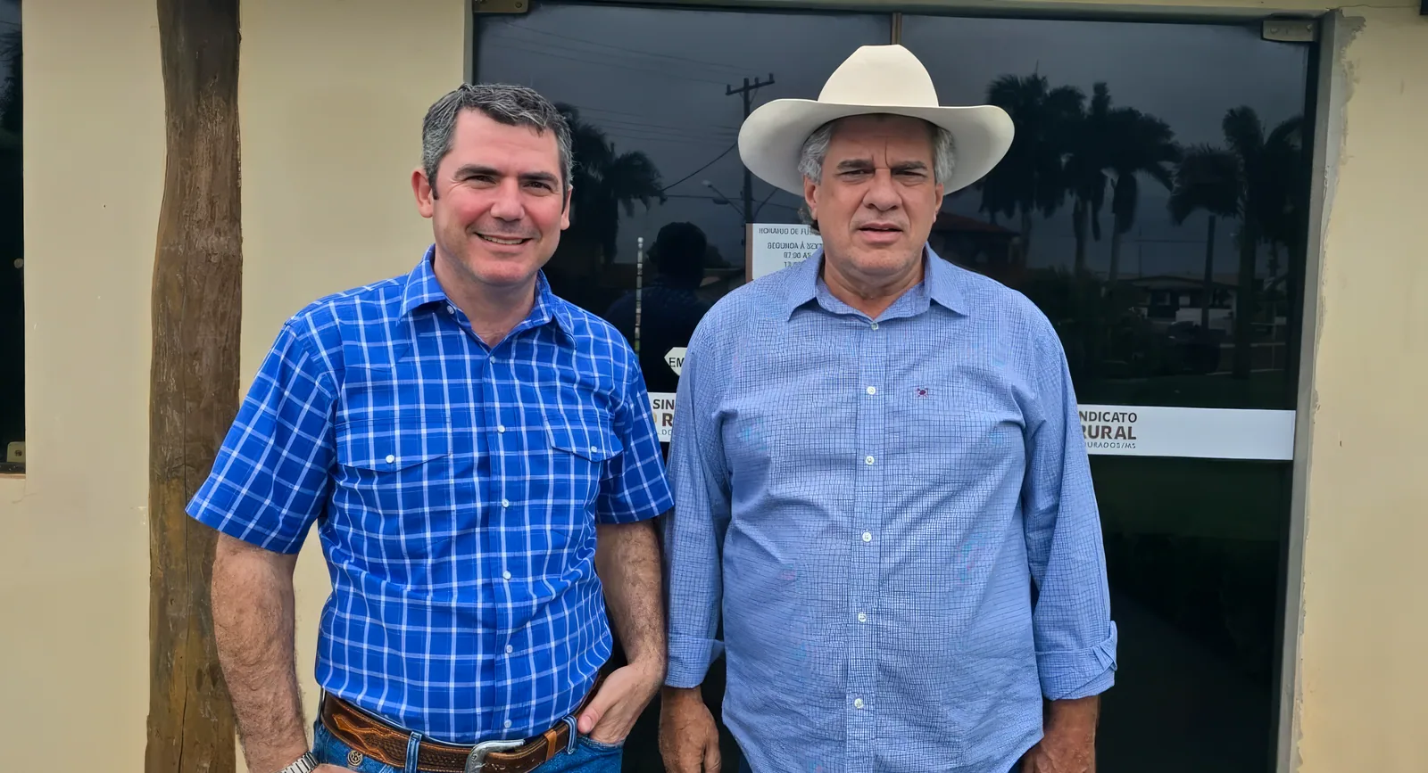 Gino José Ferreira, presidente, e Michael Araújo de Oliveira, vice-presidente