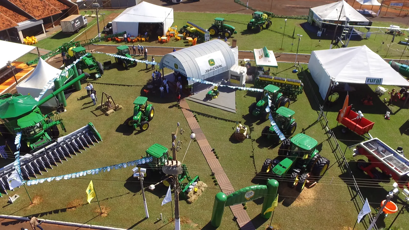 Vista aérea do Parque de Exposições João Humberto de Carvalho