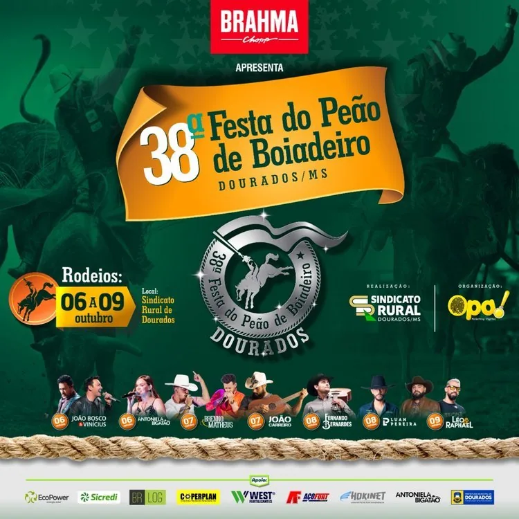 Rodeio: Confira a programação de shows a partir dessa quinta-feira