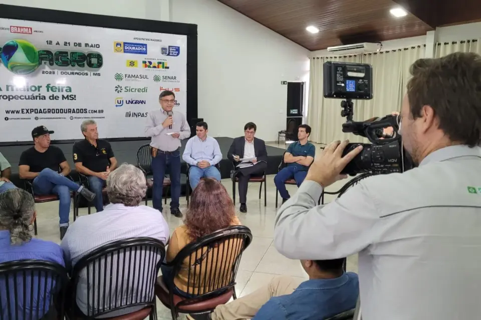 Angelo Ximenes fala sobre as expectativas da Expoagro em coletiva de imprensa