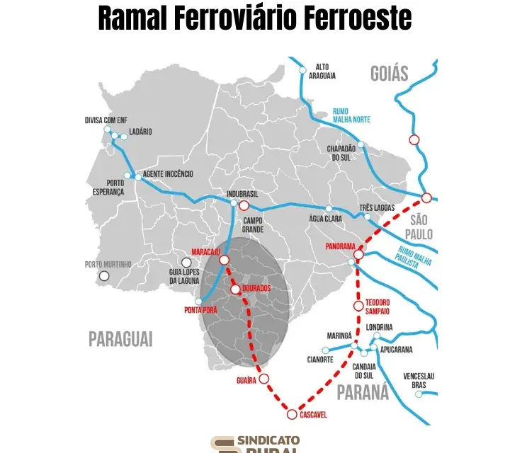 Ao conquistar ramal ferroviário para Dourados, Sindicato Rural propulsiona o desenvolvimento regional