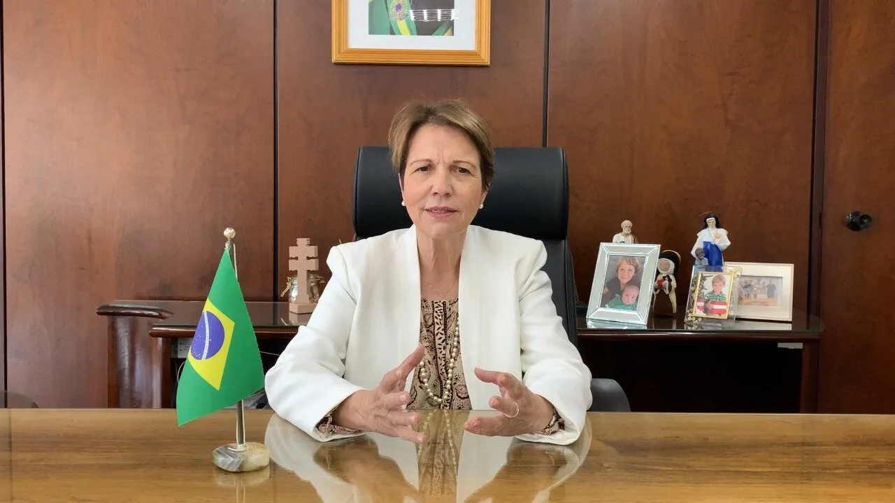 Ministra Tereza Cristina palestra na abertura da Expoagro Digital